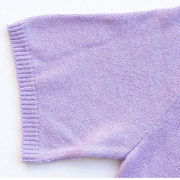 Southern Lady Lavender Cardigan with Embroidered Details - Picture 6 of 6